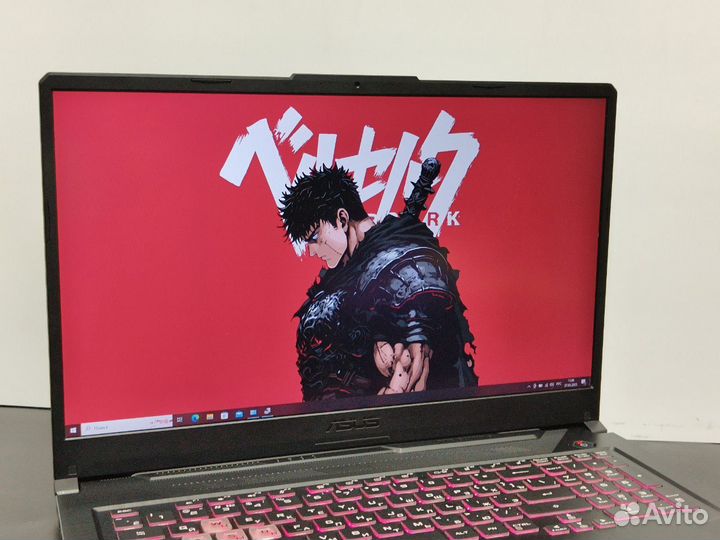 Игровой ноутбук 17,3 Asus Ryzen 7 RTX 3050 16Gb