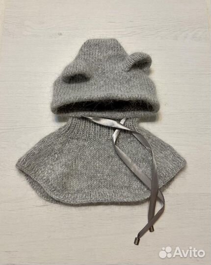 Шапка шлем для малышки