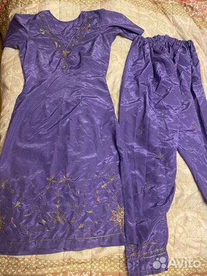 Вострчный костюм, туника, платье