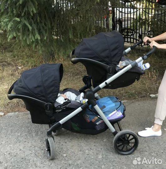 Коляска для двойни evenflo 3 в 1