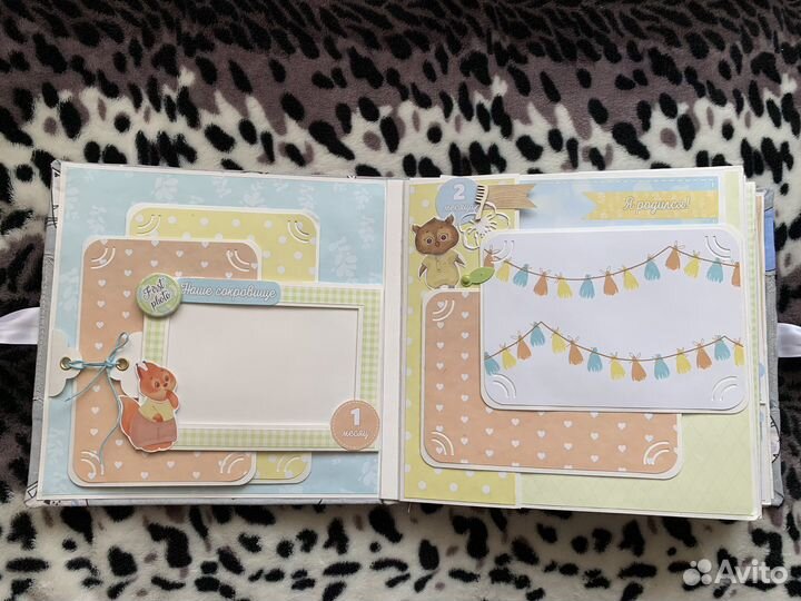 Детский фотоальбом ручной работы