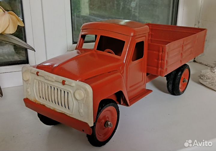 Машина газ 52, игрушка, жесть, СССР
