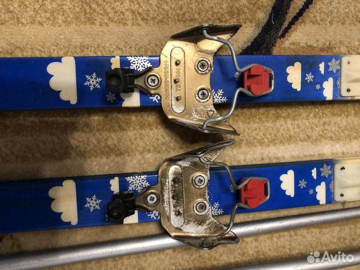 Лыжи беговые для ребенка 4-6 лет (комплект)