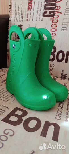 Резиновые сапоги crocs