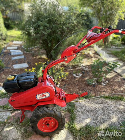 Мотоблок Салют 100 Lifan 6.5 c прицепом Целина