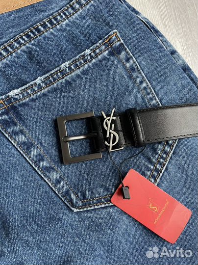 Ремень женский кожаный YSL