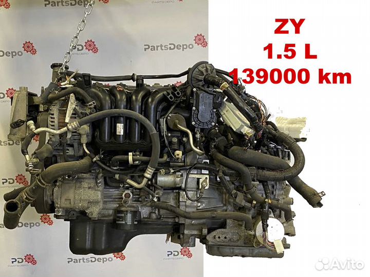 Двигатель Mazda ZY 1.5 139000 пробег