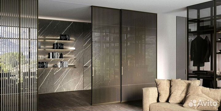 Межкомнатные перегородки из реек