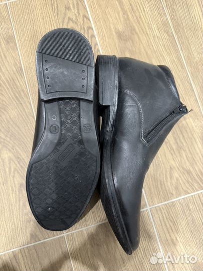 Полуботинки мужские с мехом уставные