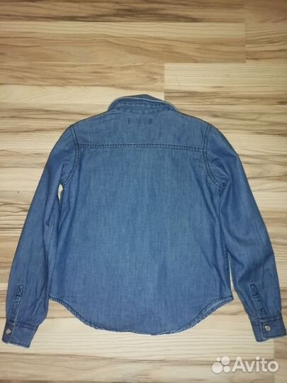 Джинсовая рубашка для девочки