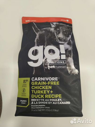Корм для собак go