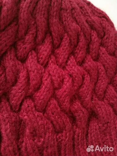 Шапка, комплект берет, шарф