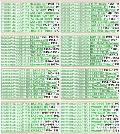 Масштабные модели автомобилей 1/43