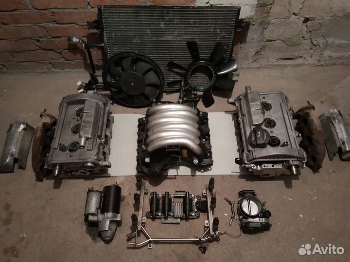 Головка блока на Ауди V6 2.4 (левая)