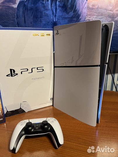 Sony playstation 5 slim с дисководом 1тб