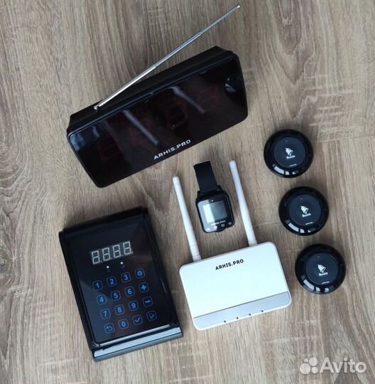 Кнопка вызова официанта,часы, табло, пульт, репите