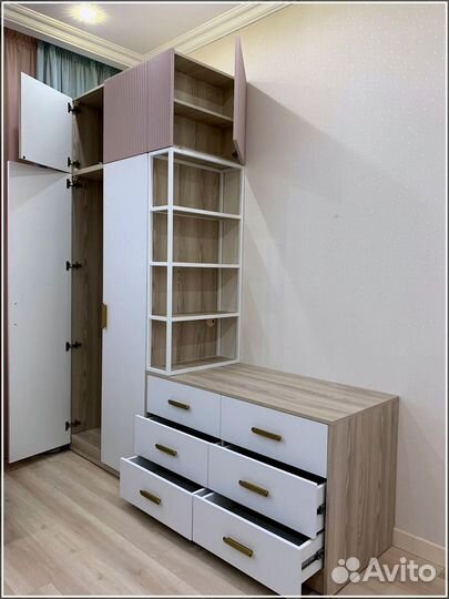 Шкафы и гардеробные распашные\купе от фабрики