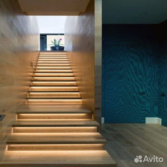 Подсветка лестниц. Умная подсветка лестницы