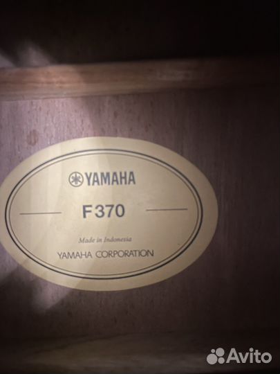 Акустическая гитара yamaha F370