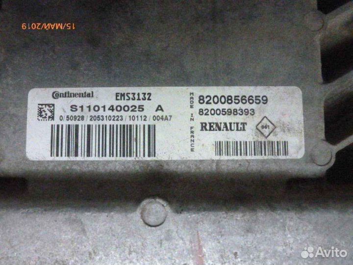 Блок управления двигателем Renault Logan 1.4 2010