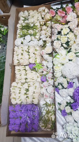 Искусственные цветы для декора