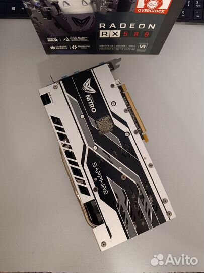Видеокарта rx580 8gb sapphire nitro