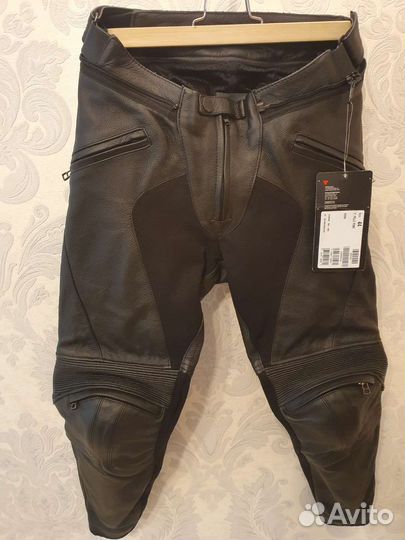 Мотоштаны кожаные мужские