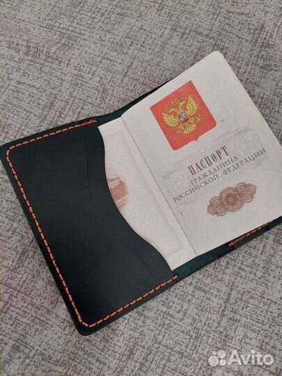 Обложка для паспорта из натуральной кожи