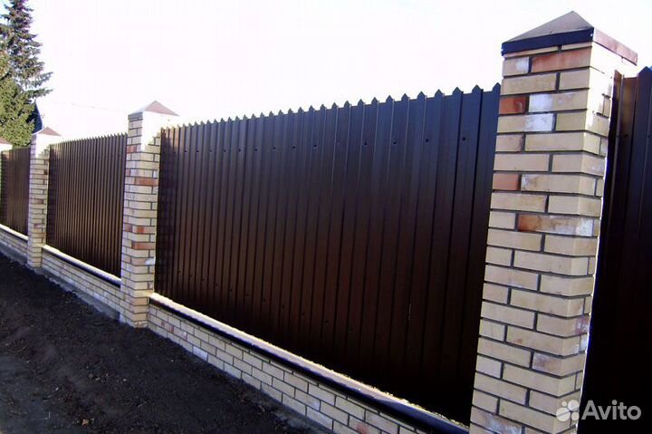 Монтаж заборов Ключ