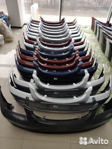 Крашенный бампер Hyundai Accent tagaz