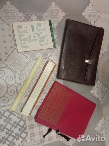 Набор инженера СССР (папка, линейки, блокнот)