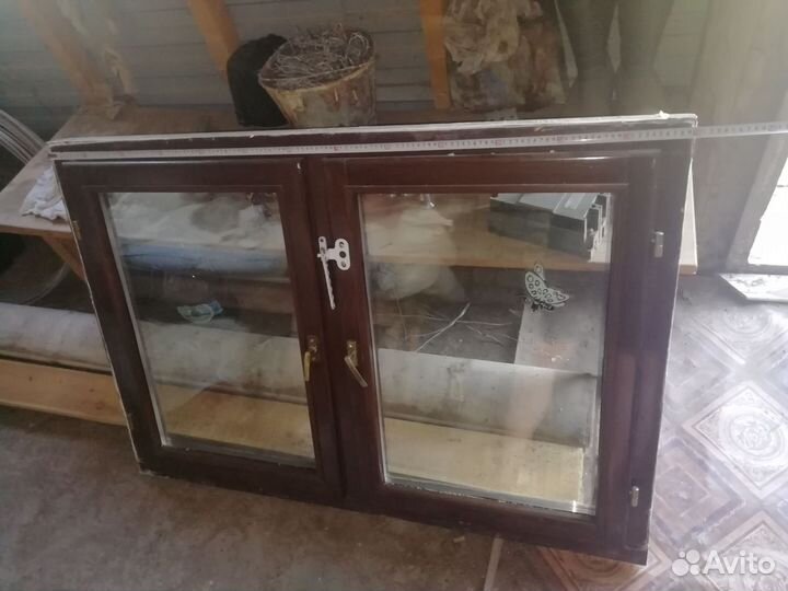 Деревянные окна со стеклопакетом бу