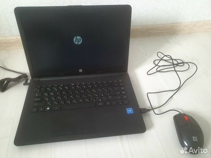 Ноутбук hp 14' ssd 500гб, 4 ram
