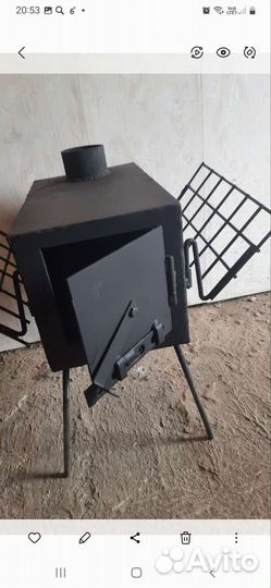 Печка для походной бани
