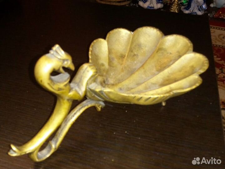 Пепельница дракон бронза