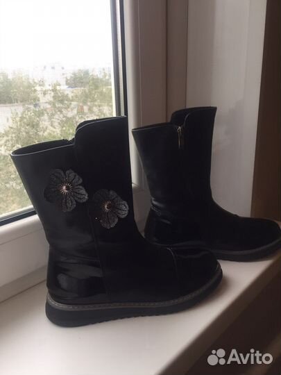 П/сапожки детские на 33.5-34 Демисезонные