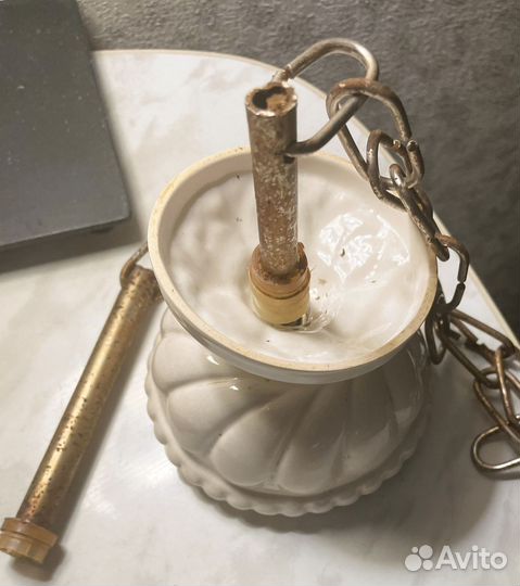 Крепление для дореволюциооной люстры, фарфор