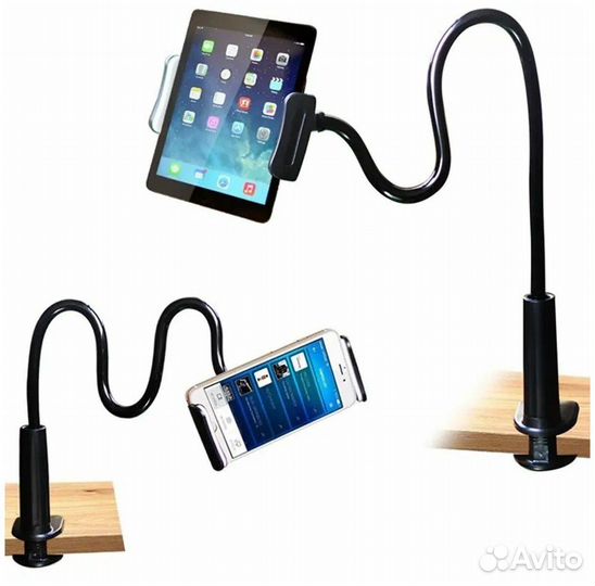 Гибкий держатель для телефона с креплением к столу