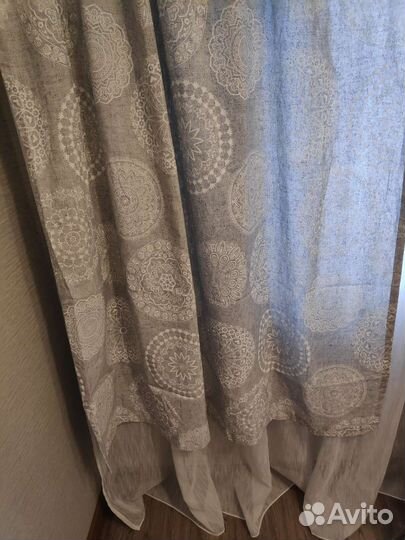 Шторы на ленте 2шт по 150*270