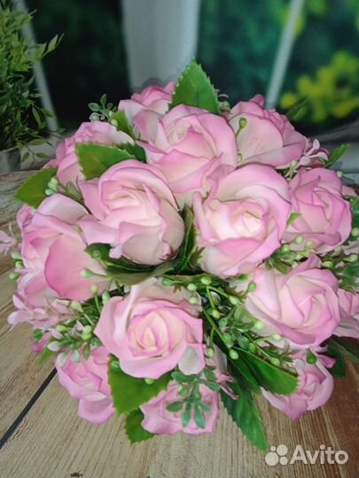 Букеты из мыльных цветов