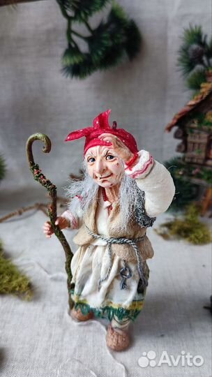 Елочные игрушки из ваты