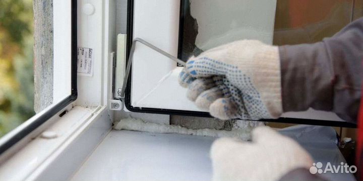 Ремонт пластиковых окон, замена стеклопакетов