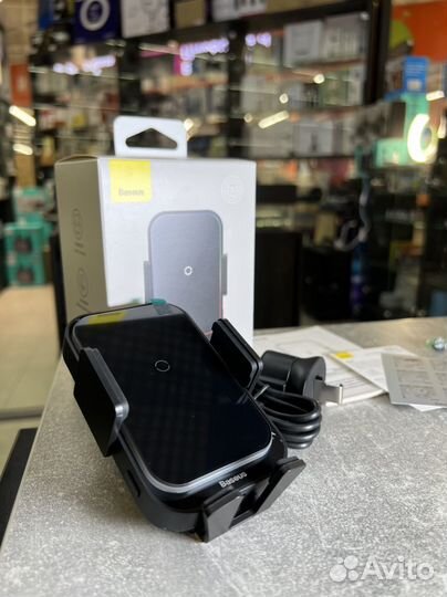 Держатель Baseus Halo Electric Wireless