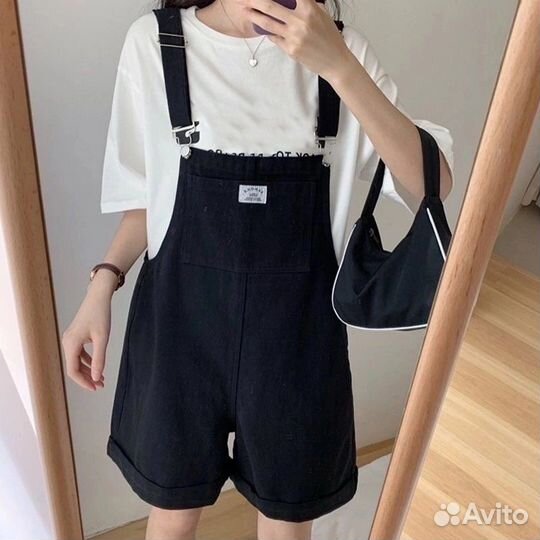 Джинсовый комбинезон