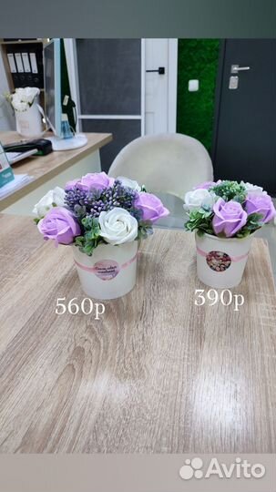 Букет в шляпной коробке