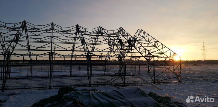 Ворота, заборы, навесы, металлоконструкции, ангары