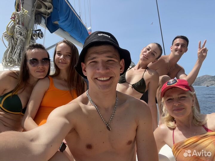 Морские туры на закат в июле. Фотосессия на катере