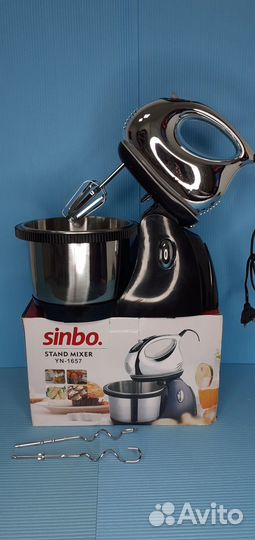 Миксер Стационарный с чашей 1000вт Sinbo 2в1