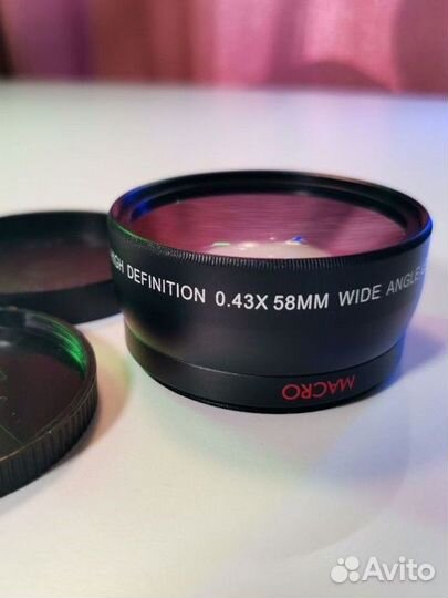 Насадки на объектив, фильтры 58мм