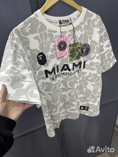 Футболка bape x inter miami (коллаба 2024)